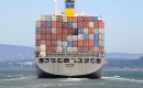 San Francisco Bay cargo ship, by Flickr user Bernard Garon