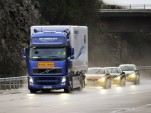 SARTRE self-driving cars during testing