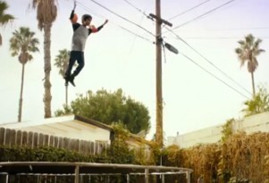 Scene from Lexus short film 'Swimming In Air'