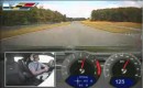 screen capture from lap of Monticello Motor Club track in 2011 Cadillac CTS-V Coupe