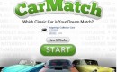 Screencap from Hagerty's CarMatch Facebook app