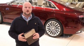 Screencap from Lincoln MKZ walkthrough video