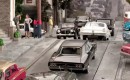 Screencap from Steve Day's recreation of the Bullitt car chase