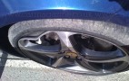 Aftermath Of Ferrari FF Damaged By Journalist