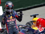 Sebastian Vettel after winning the 2013 Formula One Canadian Grand Prix
