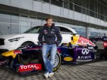 Sebastian Vettel at the Sochi Olympic Park Circuit in Sochi, Russia