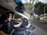 Sebastian Vettel, loose on the mean streets of Weehawken, New Jersey