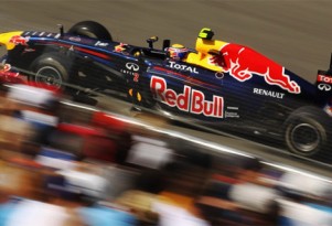 Sebastian Vettel qualifying at 2011 Canadian Grand Prix