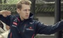 Sebastian Vettel shows his kung fu moves.