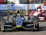 Sebastien Bourdais leads EJ Viso at St Petersburg - Anne Proffit photo