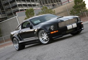 Shelby wide-body kit designed for 2005-2009 Ford Mustangs
