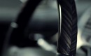 Shimamoku trim on the Lexus LS steering wheel