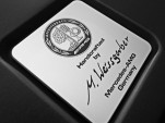 Signature  plaque on AMG engine