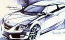 Sketch at Saab event hints at next-gen 9-5