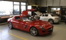 SLS AMG at the AMG Performance Studio