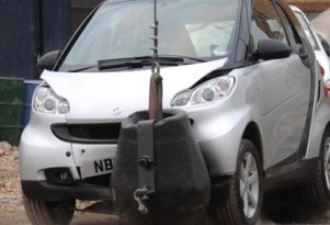 Smart sets out to prove safety of ForTwo with wrecking ball ad