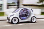 The Smart Vision EQ Fortwo is a self-driving electric matchmaker