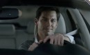 Smug Infiniti M Hybrid driver