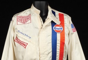 Steve McQueen's Nomex suit from "Le Mans."  Image: Profiles In History