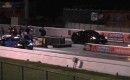 Stock Veyron versus mildly tuned Nissan GT-R.