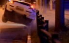 Street Drifter Meets Curb, Guardrail: Obvious Video