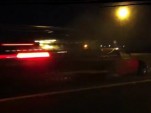 Street racers get mowed down by minivan