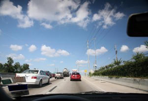 Stuck in traffic, by Flickr user SMercury98