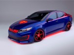 Superman-inspired Kia Optima Hybrid