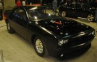 Super Stock Dodge Challenger In Black at Detroit Autorama