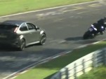 Tanner Foust driving the Ford Focus RS500 on the Nordschleife