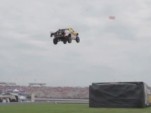 Tanner Foust sets world record distance jump in Hot Wheels stunt