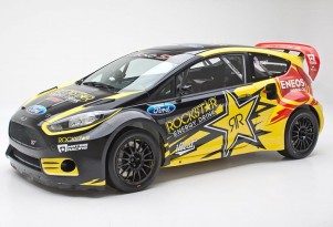 Tanner Foust's 2013 Rockstar Energy Ford Fiesta ST Global Rallycross car