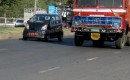 Tata Nano Diesel prototype seen on the road in India - spy photo by Indian Autos Blog