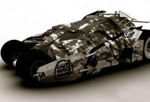 Team Galag Tumbler Batmobile sketch