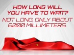Teaser for Ferrari's 2013 Formula One race car
