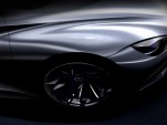 Teaser for Infiniti range-extended electric sports car concept