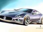 Teaser of the Pininfarina designed Maserati coupe