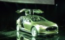 Tesla Model X  -  Official Debut, Los Angeles, February 2012