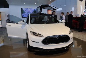 Tesla Model X at 2013 Detroit Auto Show