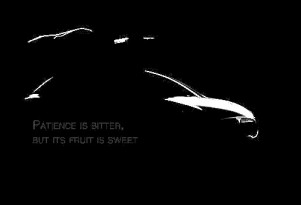 Tesla Model X teaser with hidden message