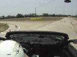 Tesla Roadster on an autocross course