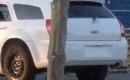 Tesla using Dodge Magnum bodies to disguise Model S test mules? Photo by Doug King
