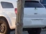 Tesla using Dodge Magnum bodies to disguise Model S test mules? Photo by Doug King