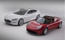 Tesla Model S and Roadster