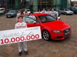 The 10 millionth mid-size car was a Misano Red 2012 Audi S4