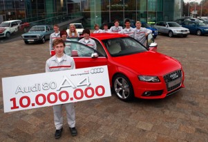 The 10 millionth mid-size car was a Misano Red 2012 Audi S4