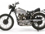 The 1949 Triumph Trophy TR5 used in filming "Happy Days."  Image: Bonhams Auctions 