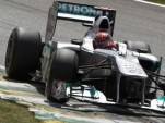 The 2011 Mercedes F1 W02. 