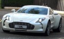 The Aston Martin One-77 on the streets of London