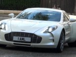 The Aston Martin One-77 on the streets of London